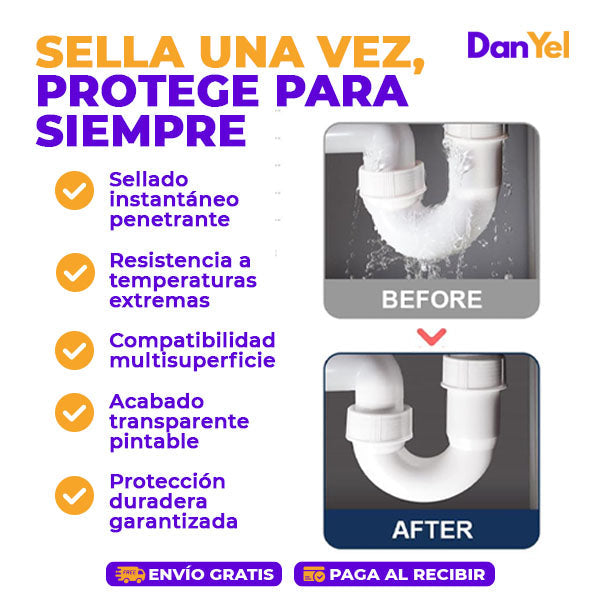Pegamento Sellador Impermeable Transparente  2x1 Envio Gratis